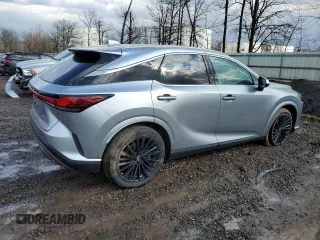 2024 Lexus RX with VIN 2T2BAMCA2RC079588, listed as a Copart auction lot 50391585 with 8,010 mi miles and Salvage Title. Bid and sale history available at carsss.com. Image 3.