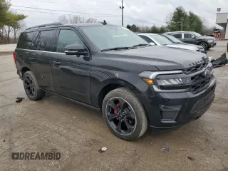 2023 Ford Expedition Limited с VIN 1FMJU2AG5PEA39692, выставлен на аукционе Copart как лот 86629164 с пробегом 18 211 миль миль и Списание • Salvage title. История ставок и продаж доступна на DreamBid. Изображение 4.