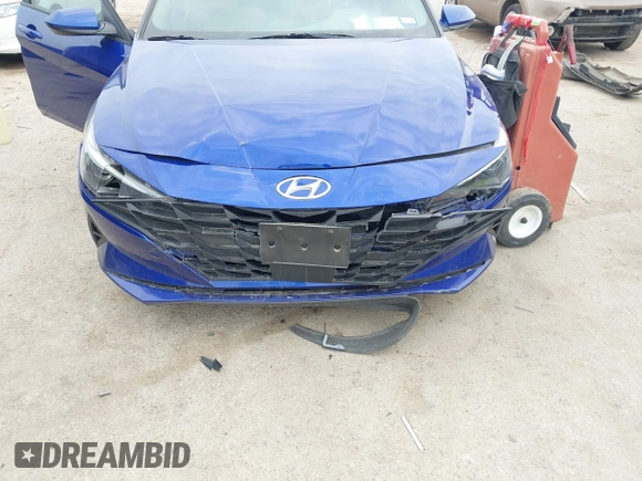 2023 Hyundai Elantra SEL with VIN KMHLS4AGXPU564831, listed as a IAAI auction lot 42072690 with 16,757 mi miles and . Bid and sale history available at DreamBid. Image 6.