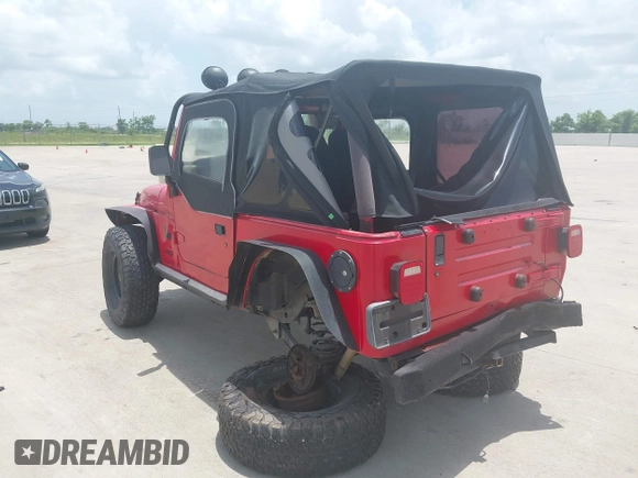 1999 Jeep Wrangler SE with VIN 1J4FY29P8XP464616, listed as a IAAI auction lot 42538529 with 126,497 mi miles and . Bid and sale history available at DreamBid. Image 6.