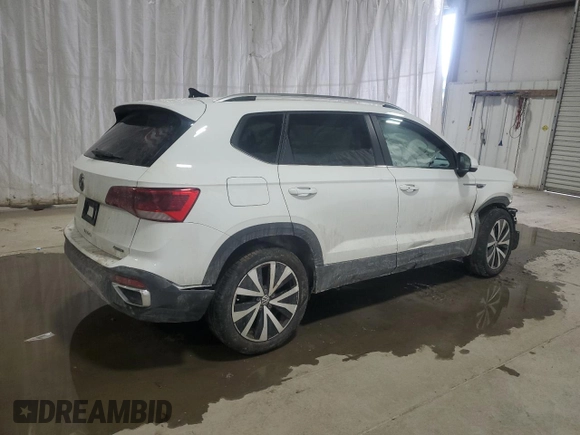 2023 Volkswagen Taos SE z VIN 3VVYX7B24PM332649, wystawiony jako Copart lot #42187795 z przebiegiem Nie podano mil oraz Czysty tytuł • Clean title. Historia ofert i sprzedaży dostępna na DreamBid. Obrazek 3.