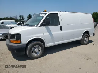 2017 Chevrolet Express Cargo z VIN 1GCWGAFG9H1329852, wystawiony jako Copart lot #55235665 z przebiegiem 85 571 mil mil oraz Czysty tytuł • Clean title. Historia ofert i sprzedaży dostępna na DreamBid. Obrazek 1.