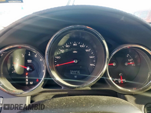 2013 Cadillac CTS Luxury with VIN 1G6DF5E51D0176419, listed as a Copart auction lot 57874875 with 96,116 mi miles and Salvage title. Bid and sale history available at DreamBid. Image 9.