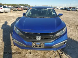2020 Honda Civic LX with VIN 2HGFC2F65LH575074, listed as a Copart auction lot 43221205 with Not provided miles and Salvage title. Bid and sale history available at DreamBid. Image 5.