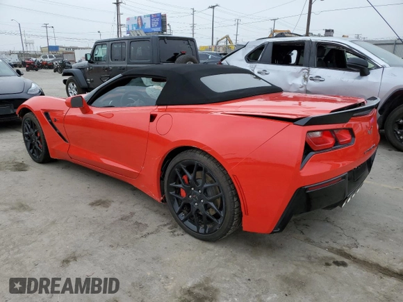 2019 Chevrolet Corvette 2LT with VIN 1G1YD3D72K5110840, listed as a Copart auction lot 73524604 with 30,818 mi miles and Salvage Title. Bid and sale history available at carsss.com. Image 2.
