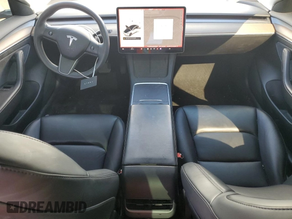 2022 Tesla Model 3 with VIN 5YJ3E1EA3NF125895, listed as a Copart auction lot 50042005 with 47,181 mi miles and Salvage Title. Bid and sale history available at DreamBid. Image 8.