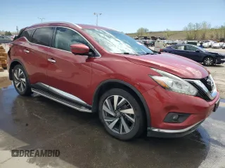 2016 Nissan Murano SL z VIN 5N1AZ2MH3GN115433, wystawiony jako Copart lot #55054515 z przebiegiem 105 035 mil mil oraz Szkoda całkowita • Salvage title. Historia ofert i sprzedaży dostępna na DreamBid. Obrazek 4.