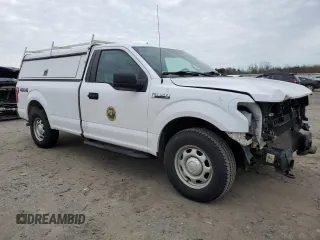 2016 Ford F-150 XL with VIN 1FTMF1E88GKD19083, listed as a Copart auction lot 43802185 with 41,186 mi miles and Salvage title. Bid and sale history available at DreamBid. Image 4.