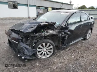 2011 Mitsubishi Lancer GTS with VIN JA32U8FW4BU035092, listed as a Copart auction lot 72950754 with Not Provided miles and Salvage Title. Bid and sale history available at carsss.com. Image 1.