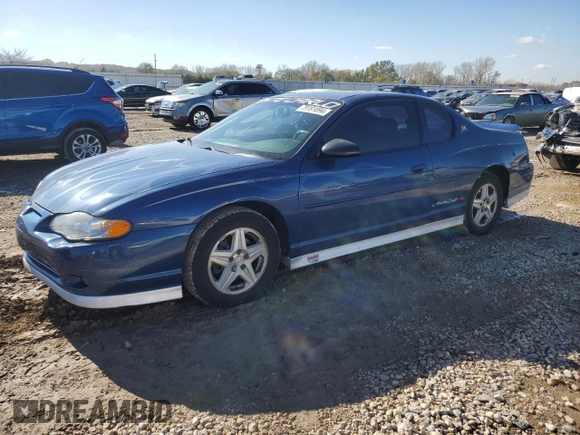 2003 Chevrolet Monte Carlo SS with VIN 2G1WX12K939346416, listed as a Copart auction lot 79191894 with 155,441 mi miles and Salvage Title. Bid and sale history available at carsss.com. Image 1.