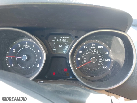 2012 Hyundai Elantra GLS with VIN 5NPDH4AE1CH084512, listed as a IAAI auction lot 41415995 with 140,152 mi miles. Bid and sale history available at carsss.com. Image 7.