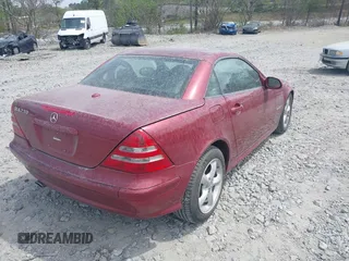 2003 Mercedes-Benz SLK-Class 2.3L with VIN WDBKK49F63F291735, listed as a IAAI auction lot 41960868 with 130,024 mi miles. Bid and sale history available at carsss.com. Image 4.