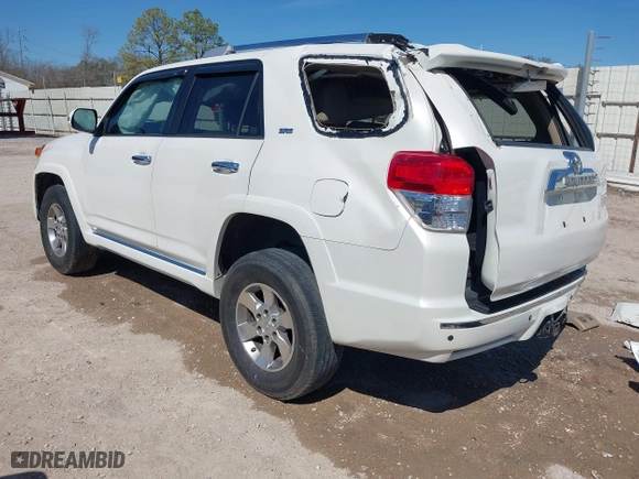 2011 Toyota 4Runner SR5 with VIN JTEZU5JR3B5021593, listed as a IAAI auction lot 41663008 with 290,112 mi miles. Bid and sale history available at carsss.com. Image 3.