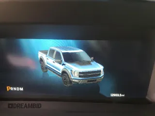 2023 Ford F-150 Raptor with VIN 1FTFW1RJ4PFC80622, listed as a Copart auction lot 45132825 with 12,903 mi miles and Salvage Title. Bid and sale history available at DreamBid. Image 9.