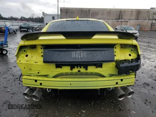 2021 Ford Mustang Mach 1 with VIN 1FA6P8R09M5552053, listed as a Copart auction lot 43067625 with 18,921 mi miles and Salvage Title. Bid and sale history available at carsss.com. Image 6.