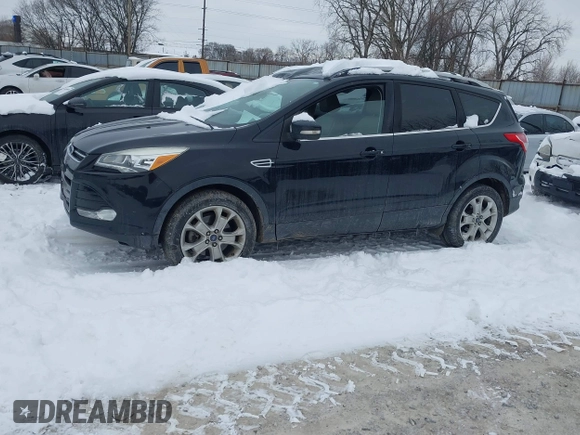 2016 Ford Escape Titanium with VIN 1FMCU9J96GUC08563, listed as a IAAI auction lot 41252475 with 120,404 mi miles. Bid and sale history available at carsss.com. Image 17.