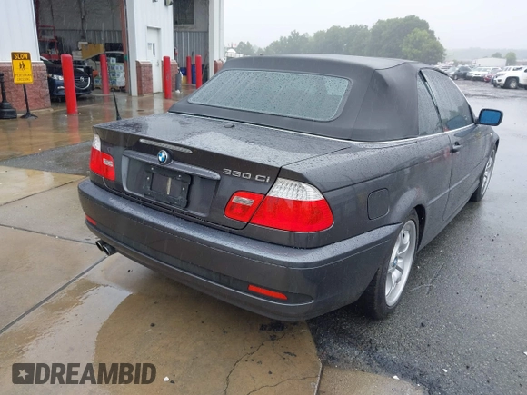 2005 BMW 3 Series 330Ci with VIN WBABW53405PL49917, listed as a IAAI auction lot 42401678 with 148,417 mi miles and . Bid and sale history available at DreamBid. Image 4.