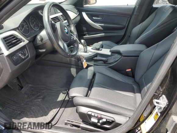 2017 BMW 3 Series 320i xDrive with VIN WBA8E5G37HNU43470, listed as a Copart auction lot 63482795 with 111,647 mi miles and Salvage title. Bid and sale history available at DreamBid. Image 7.