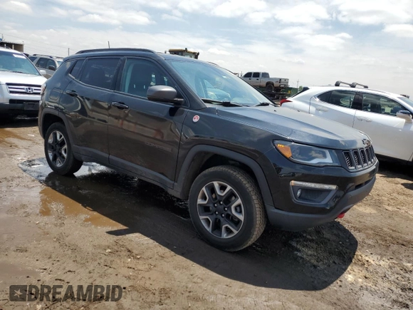 2017 Jeep Compass Trailhawk z VIN 3C4NJDDB4HT636215, wystawiony jako Copart lot #61841315 z przebiegiem 77 872 mil mil oraz Szkoda całkowita • Salvage title. Historia ofert i sprzedaży dostępna na DreamBid. Obrazek 4.