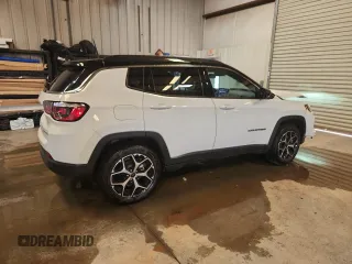 2025 Jeep Compass Limited with VIN 3C4NJDCN8ST594716, listed as a Copart auction lot 64722335 with 862 mi miles and Clean title. Bid and sale history available at DreamBid. Image 3.