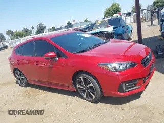 2022 Subaru Impreza Special Sports with VIN 4S3GTAL67N3724575, listed as a IAAI auction lot 42375237 with 21,787 mi miles and . Bid and sale history available at DreamBid. Image 13.