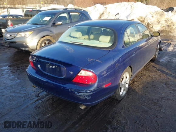 2003 Jaguar S-Type with VIN SAJEA03U73HM49524, listed as a IAAI auction lot 41666429 with 150,000 mi miles and . Bid and sale history available at DreamBid. Image 4.