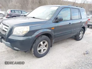 2006 Honda Pilot EX-L with VIN 2HKYF18746H558986, listed as a IAAI auction lot 41875118 with 207,058 mi miles and . Bid and sale history available at DreamBid. Image 2.