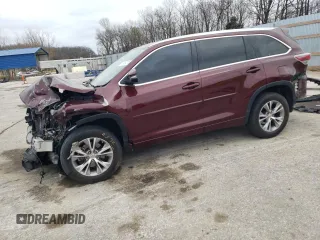2015 Toyota Highlander XLE z VIN 5TDKKRFH8FS107212, wystawiony jako Copart lot #51064115 z przebiegiem 149 775 mil mil oraz Szkoda całkowita • Salvage title. Historia ofert i sprzedaży dostępna na DreamBid. Obrazek 1.