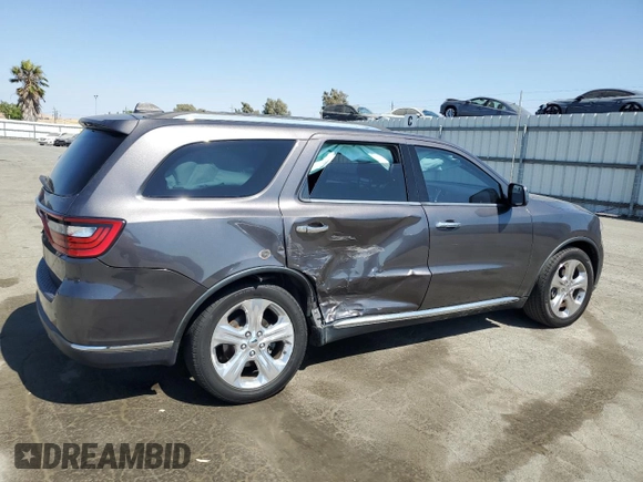 2015 Dodge Durango SXT with VIN 1C4RDHAG4FC127816, listed as a Copart auction lot 64864055 with 134,780 mi miles and Salvage title. Bid and sale history available at DreamBid. Image 3.