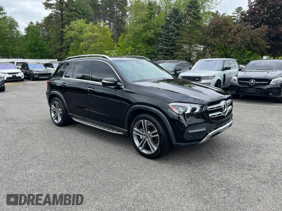 2021 Mercedes-Benz GLE 350 z VIN 4JGFB4JB3MA449048, wystawiony jako Copart lot #57859125 z przebiegiem 70 220 mil mil oraz Czysty tytuł • Clean title. Historia ofert i sprzedaży dostępna na DreamBid. Obrazek 1.