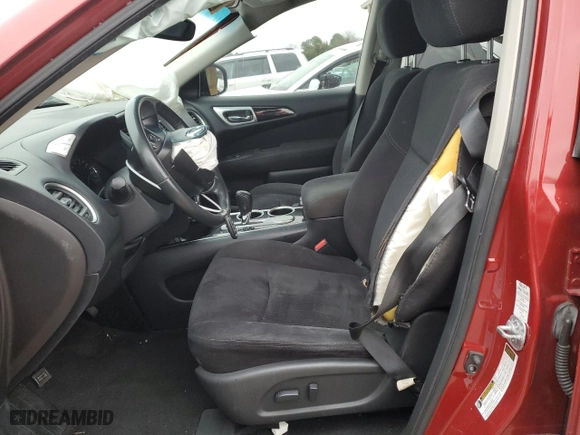 2016 Nissan Pathfinder SL with VIN 5N1AR2MNXGC607796, listed as a Copart auction lot 87588895 with 0 mi miles and Salvage Title. Bid and sale history available at carsss.com. Image 7.