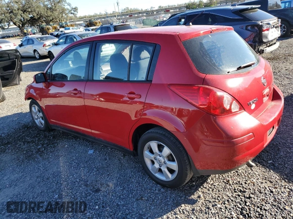 2008 Nissan Versa 1.8 S with VIN 3N1BC13E18L368430, listed as a Copart auction lot 55158295 with 142,363 mi miles and Salvage Title. Bid and sale history available at carsss.com. Image 2.