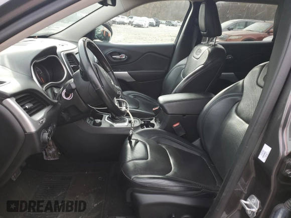 2018 Jeep Cherokee Overland with VIN 1C4PJMJX7JD575723, listed as a Copart auction lot 79604194 with 63,145 mi miles and Salvage Title. Bid and sale history available at carsss.com. Image 7.