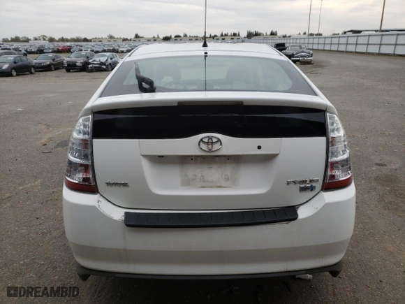 2007 Toyota Prius with VIN JTDKB20U077681490, listed as a Copart auction lot 49516405 with 0 mi miles and Salvage Title. Bid and sale history available at carsss.com. Image 6.