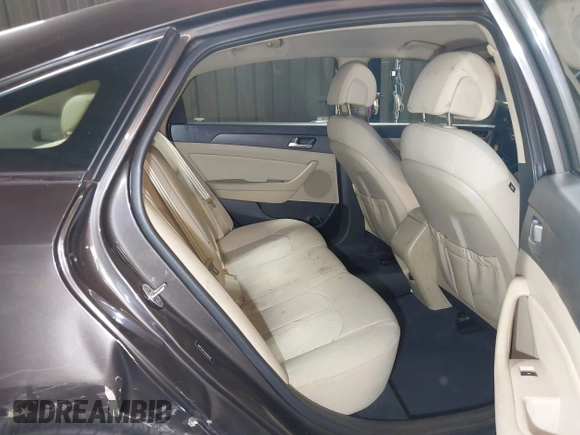 2017 Hyundai Sonata Sport with VIN 5NPE34AF4HH483482, listed as a IAAI auction lot 42042834 with 82,340 mi miles. Bid and sale history available at carsss.com. Image 8.