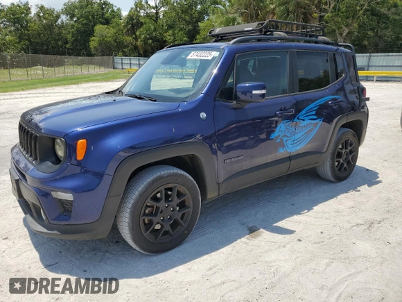 2020 Jeep Renegade Altitude with VIN ZACNJAB17LPK95978, listed as a Copart auction lot 57432225 with 35,690 mi miles and Salvage title. Bid and sale history available at DreamBid. Image 1.