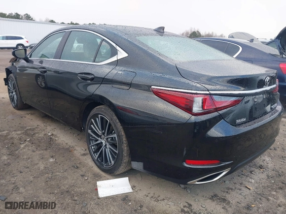 2024 Lexus ES with VIN 58ADZ1B13RU166834, listed as a IAAI auction lot 41180172 with 17,626 mi miles. Bid and sale history available at carsss.com. Image 3.