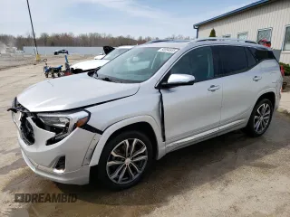 2018 GMC Terrain Denali with VIN 3GKALSEX3JL264383, listed as a Copart auction lot 50894555 with 99,704 mi miles and Salvage title. Bid and sale history available at DreamBid. Image 1.