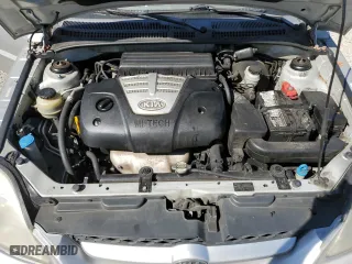 2005 Kia Rio with VIN KNADC125856373439, listed as a Copart auction lot 53529125 with 106,822 mi miles and Salvage Title. Bid and sale history available at carsss.com. Image 11.