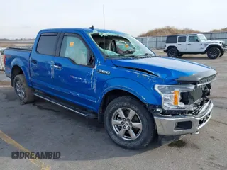 2019 Ford F-150 XL with VIN 1FTEW1E42KKE62265, listed as a IAAI auction lot 41477922 with 22,910 mi miles. Bid and sale history available at carsss.com. Image 1.