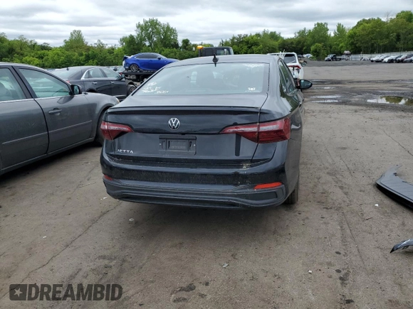 2024 Volkswagen Jetta S с VIN 3VW5M7BU6RM102431, выставлен на аукционе Copart как лот 58212985 с пробегом 6 065 миль миль и Списание • Salvage title. История ставок и продаж доступна на DreamBid. Изображение 6.