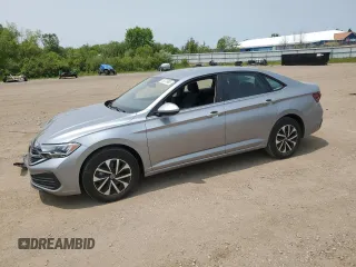 2024 Volkswagen Jetta S with VIN 3VW5M7BU9RM098603, listed as a Copart auction lot 59370965 with 2,873 mi miles and Salvage title. Bid and sale history available at DreamBid. Image 1.