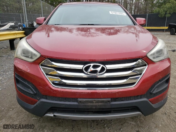 2013 Hyundai Santa Fe Sport with VIN 5XYZTDLB8DG033167, listed as a Copart auction lot 51951285 with 61,357 mi miles and Salvage Title. Bid and sale history available at carsss.com. Image 5.