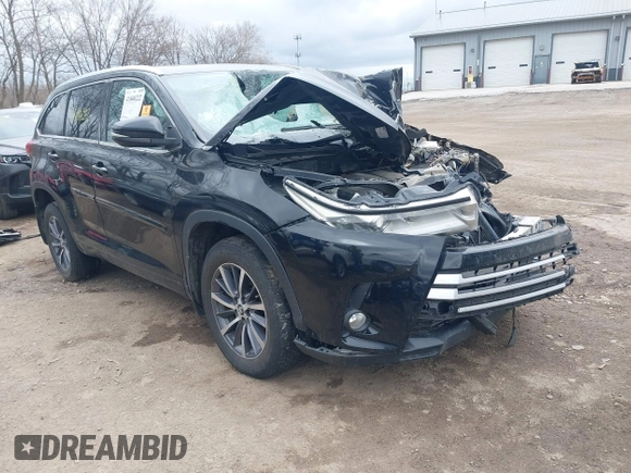 2017 Toyota Highlander XLE with VIN 5TDJZRFH3HS442906, listed as a IAAI auction lot 41840222 with 141,825 mi miles and . Bid and sale history available at DreamBid. Image 1.