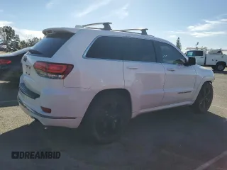 2015 Jeep Grand Cherokee Overland with VIN 1C4RJFCM5FC146181, listed as a Copart auction lot 47127815 with 93,566 mi miles and Salvage title. Bid and sale history available at DreamBid. Image 3.