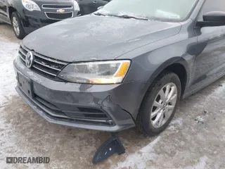 2015 Volkswagen Jetta Sedan 1.8T Sport with VIN 3VWD17AJ6FM319596, listed as a IAAI auction lot 41370591 with 92,818 mi miles. Bid and sale history available at carsss.com. Image 6.