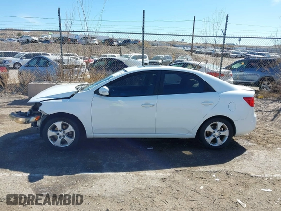 2010 Kia Forte EX with VIN KNAFU4A21A5056097, listed as a IAAI auction lot 41723648 with 40,588 mi miles. Bid and sale history available at carsss.com. Image 15.