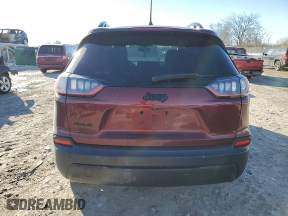 2020 Jeep Cherokee Altitude with VIN 1C4PJMLB5LD609002, listed as a Copart auction lot 42815385 with 105,266 mi miles and Salvage Title. Bid and sale history available at carsss.com. Image 6.