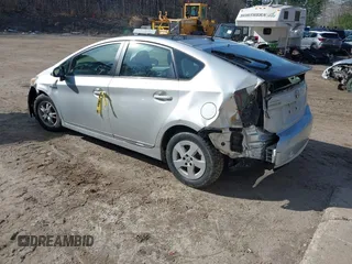 2011 Toyota Prius I with VIN JTDKN3DU4B1392325, listed as a IAAI auction lot 41843356 with 168,489 mi miles. Bid and sale history available at carsss.com. Image 3.