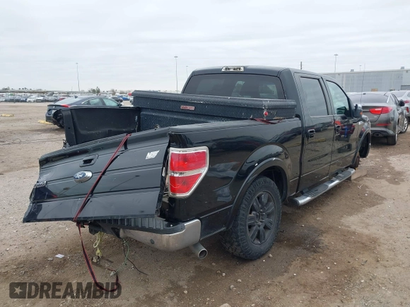 2009 Ford F-150 XL with VIN 1FTPW12V99FA26098, listed as a IAAI auction lot 41356534 with 252,120 mi miles. Bid and sale history available at carsss.com. Image 4.